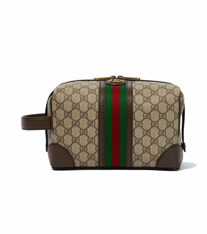 Photo: Gucci - GG Supreme canvas washbag