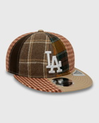 New Era Mlb Patch Panel 9 Fifty Rc Los Angeles Dodgers Brown - Mens - Caps