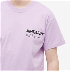 Ambush Men's Workshop Logo T-Shirt in Lavender