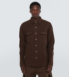 Rick Owens Oversized virgin wool overshirt