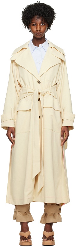 Photo: REMAIN Birger Christensen Yellow Belted Trench Coat