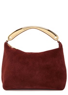 Mansur Gavriel Hera Suede top Handle bag - Chocolate - One Size