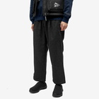 And Wander Men's x Maison Kitsuné Wool Pant in Charcoal