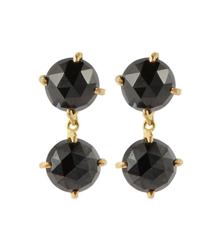 Photo: Elhanati - Evita 18ct gold earrings with spinels