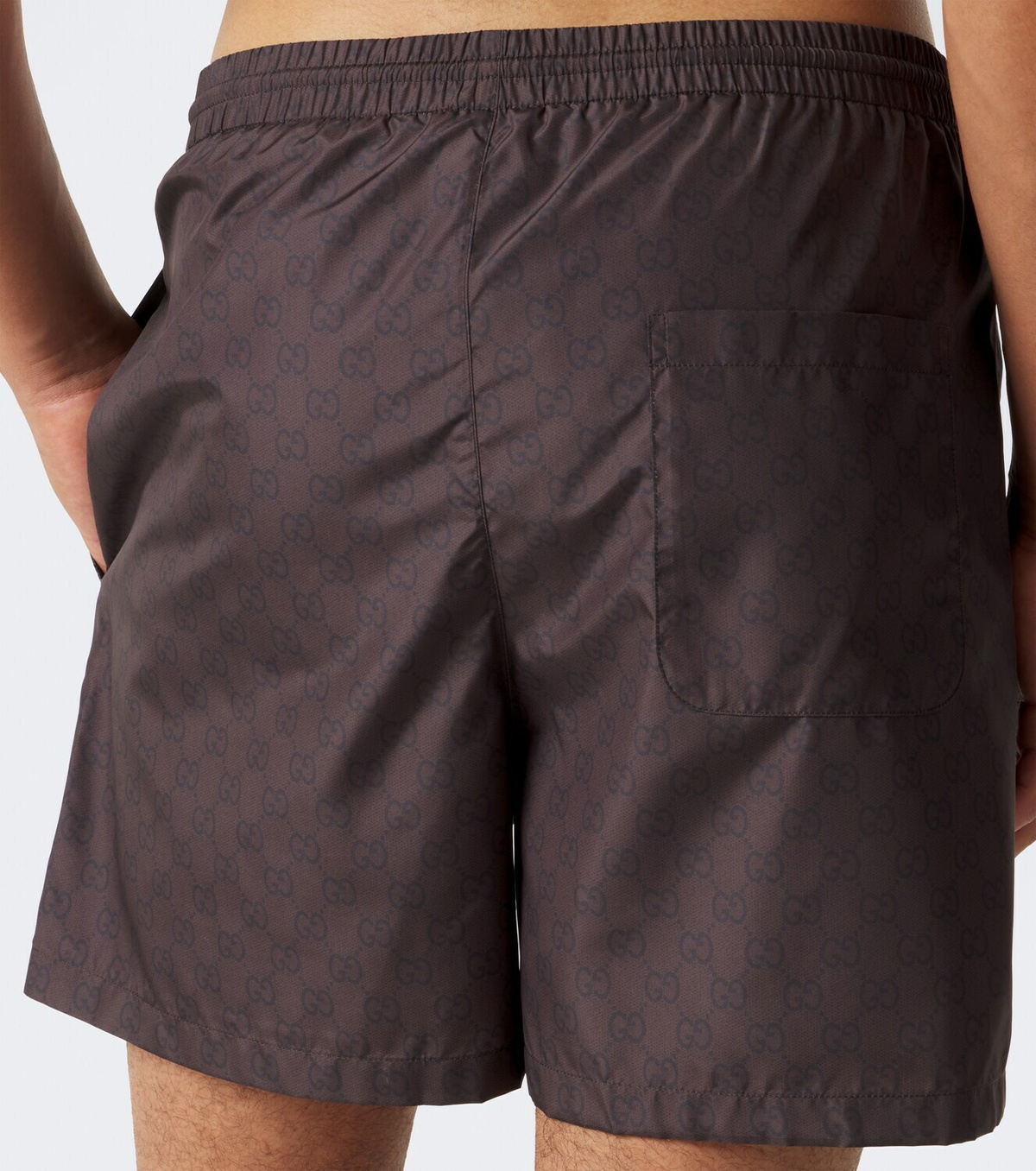 Gucci GG poplin swim trunks