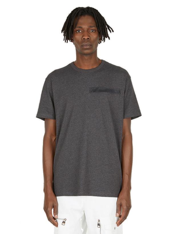 Photo: Logo Strap T-Shirt in Grey