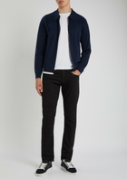 PS Paul Smith Panelled Wool Jumper Navy