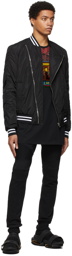 Balmain Black Bomber Jacket