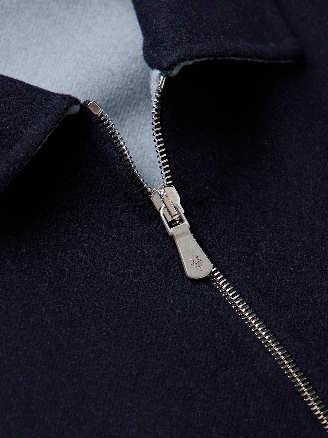 Eleventy - Wool-Felt Bomber Jacket - Blue