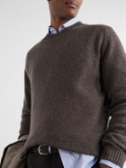 Boglioli - Wool and Cashmere-Blend Sweater - Brown