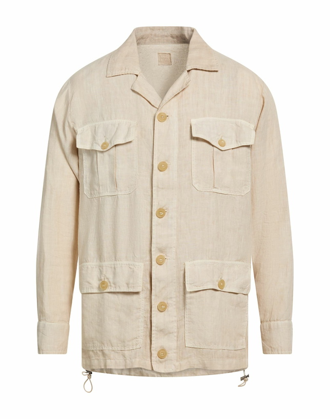 Photo: 120% Lino Mens Shirt in Beige