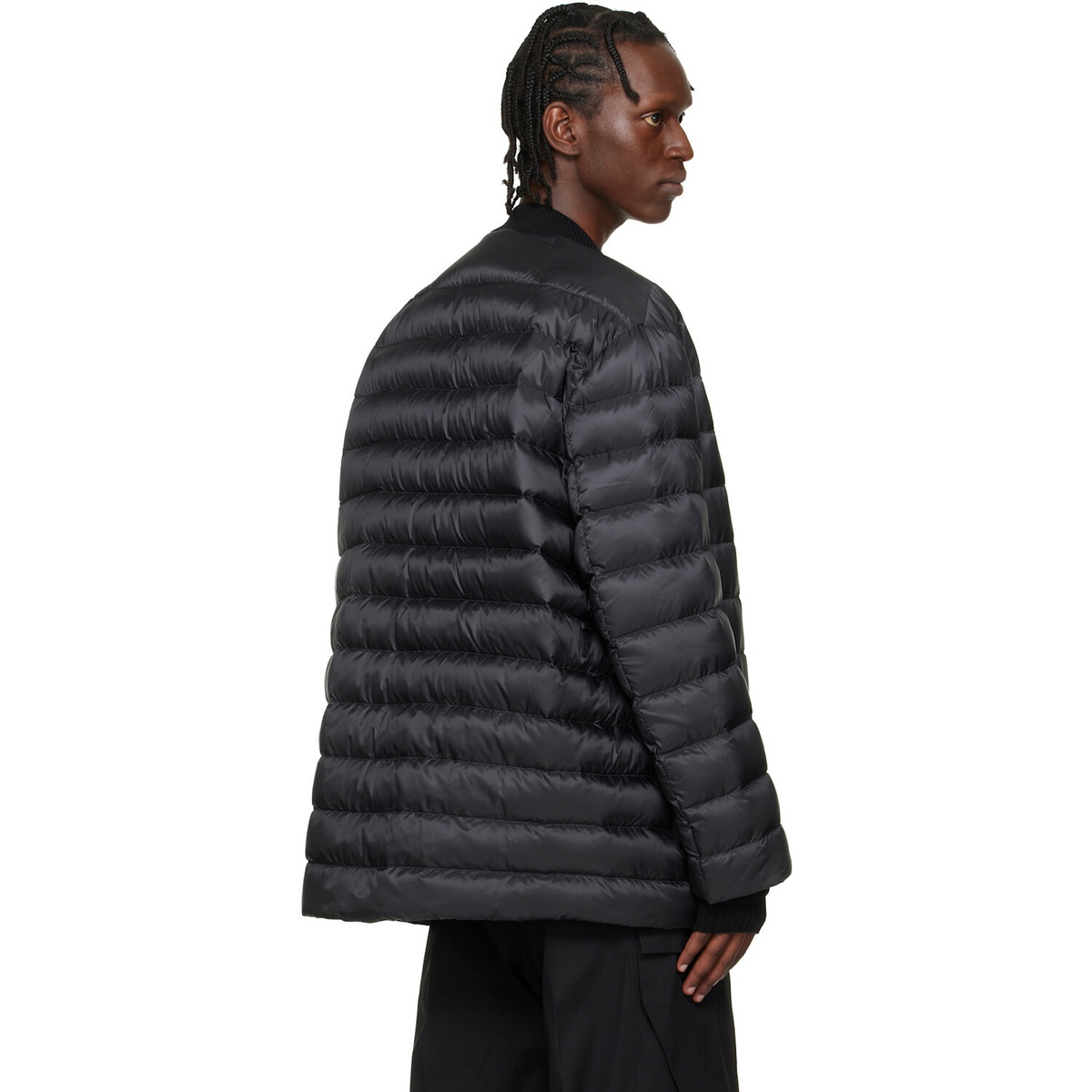 Rick Owens Moncler + Rick Owens Black Flight Parka Jacket