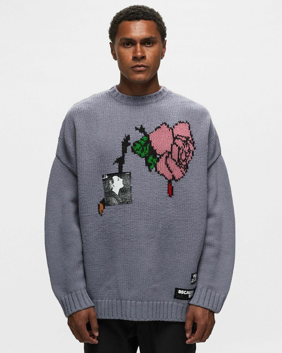 Undercover Knit Purple Mens Pullovers Undercover