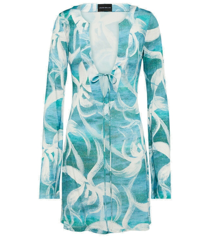 Photo: Louisa Ballou Printed minidress