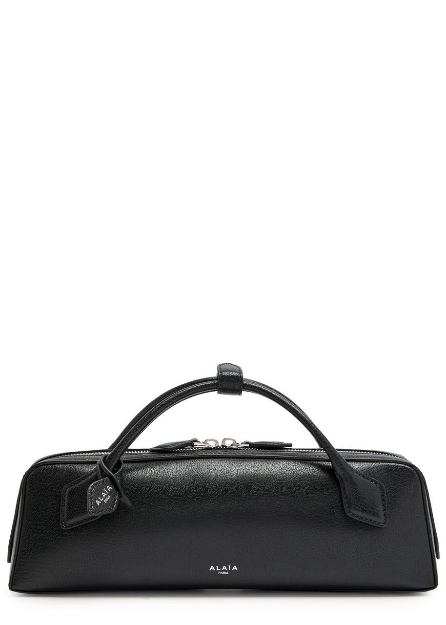 Alaïa Le Teckel Grained Leather Clutch - Black - One Size