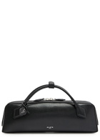 Alaïa Le Teckel Grained Leather Clutch - Black - One Size