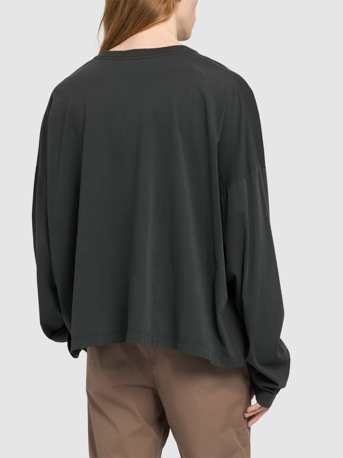 THE ROW Haru Cotton L/s T-shirt The Row