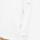 Neighborhood Men's Long Sleeve Classic Pocket T-Shirt in White