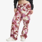 A Bathing Ape Women's Map Camo Army Pants in Pink