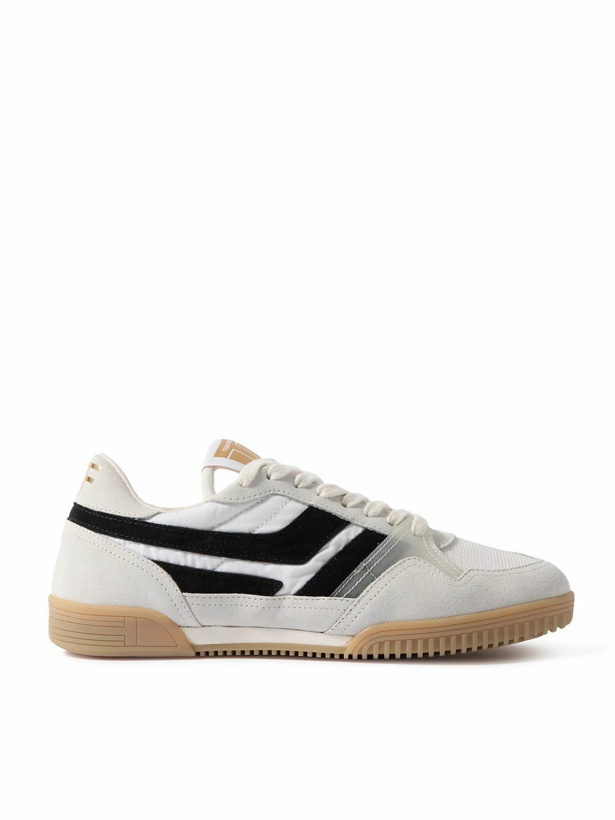 Photo: TOM FORD - Jackson Rubber and Canvas-Trimmed Suede Sneakers - Neutrals