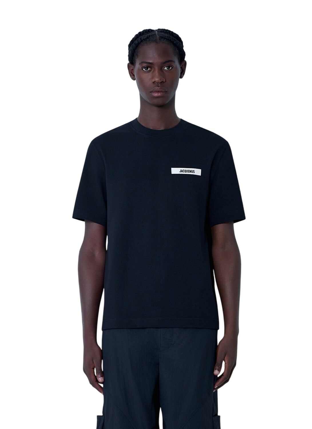 Jacquemus Men's Cuadro Arty Picture T-Shirt in White Jacquemus