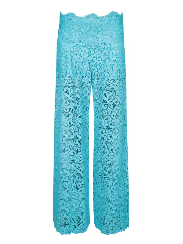 Photo: Ermanno Scervino Blue Macramã© Pants