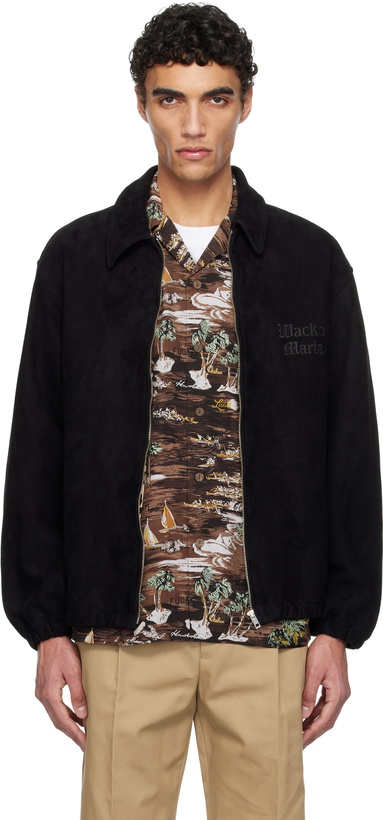 Photo: WACKO MARIA Black 50's Suede Jacket
