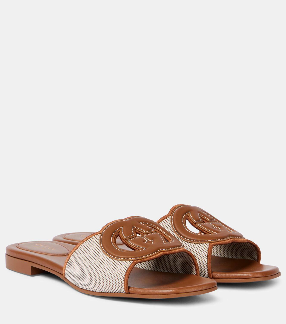 関送込【GUCCI】Interlocking G レザー ミュール Gucci Interlocking G leather moccasins Gucci