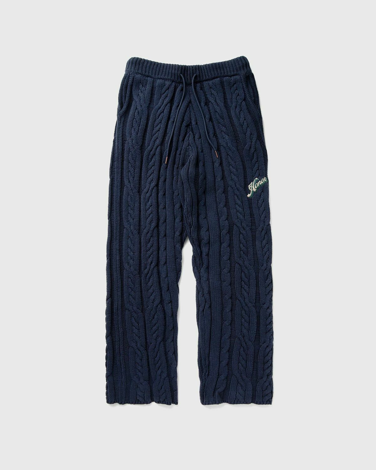 Honor The Gift CABLE KNIT LEISURE PANT Blue Mens Casual Pant