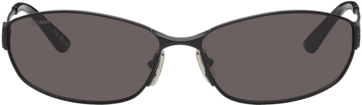 Photo: Balenciaga Black Mercury Oval Sunglasses