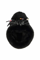 MOON BOOT icon low eco-fur snow boots with Black