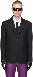 Ernest W. Baker Black Notched Lapel Blazer