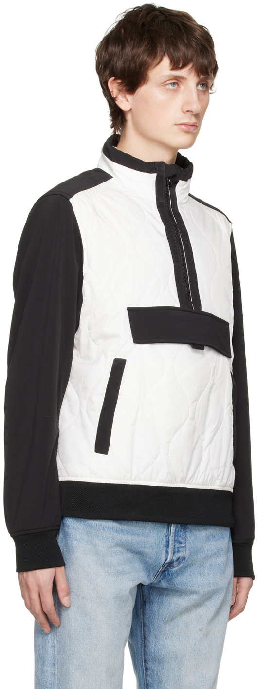 Belstaff White & Black Area Jacket Belstaff