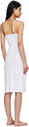 Cou Cou White 'The Midi Slip' Midi Dress