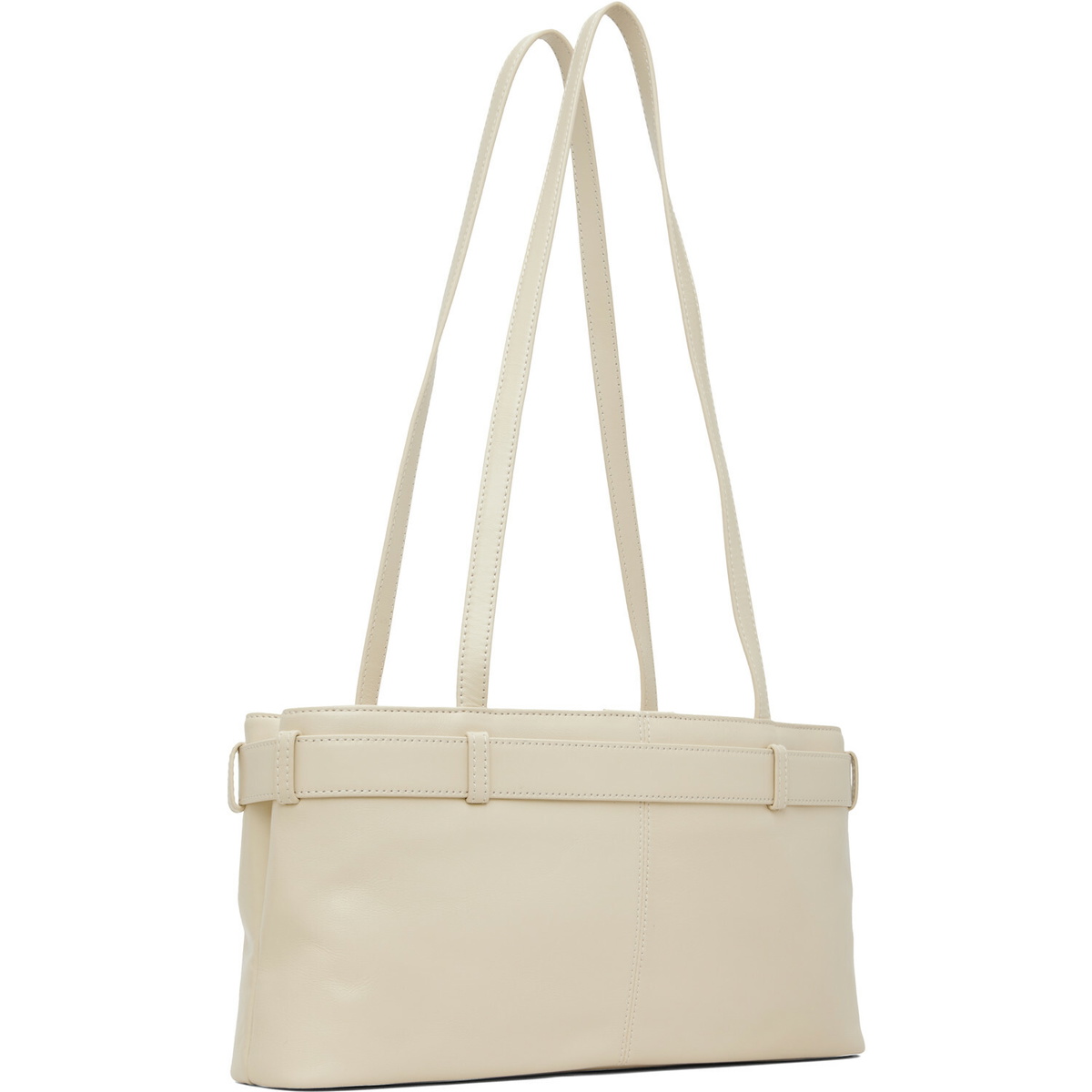 OSOI Off-White Shoulder Brocle Bag