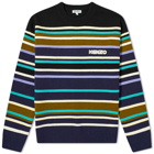 Kenzo Striped Logo Knit Jumper