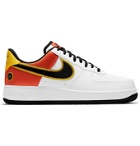 NIKE - Air Force 1 07 LV8 Rayguns Satin-Trimmed Leather Sneakers - White