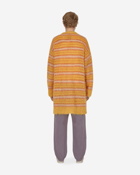 Striped Iconic Mohair Long Cardigan