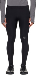Y-3 Black Running Leggings