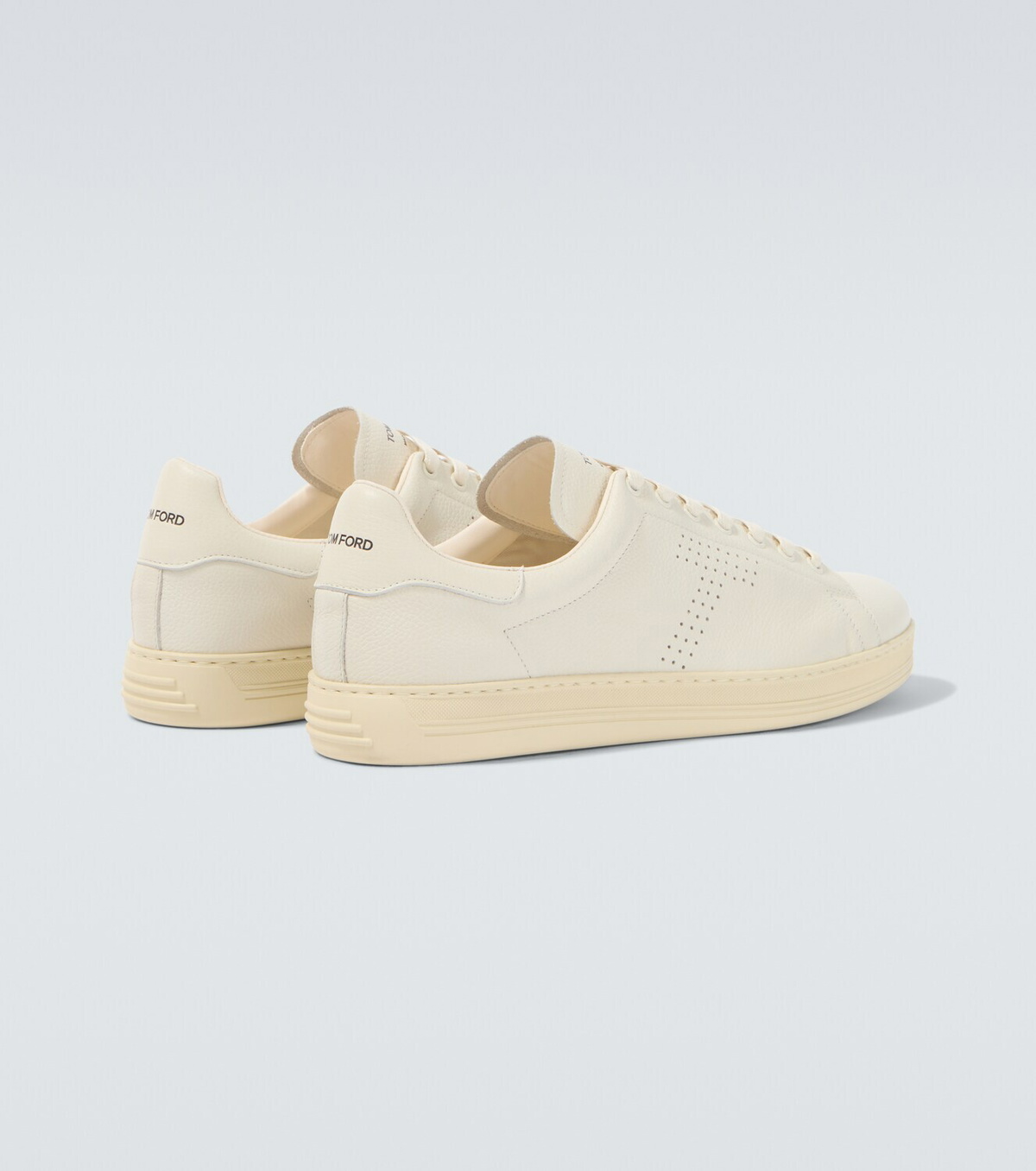 Tom Ford Warwick perforated leather sneakers