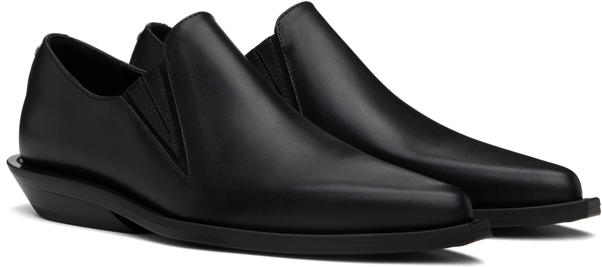 Ann Demeulemeester Black Makea Pointy Cowboy Loafers