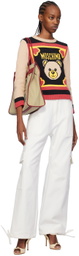 Moschino Multicolor Intarsia Sweater