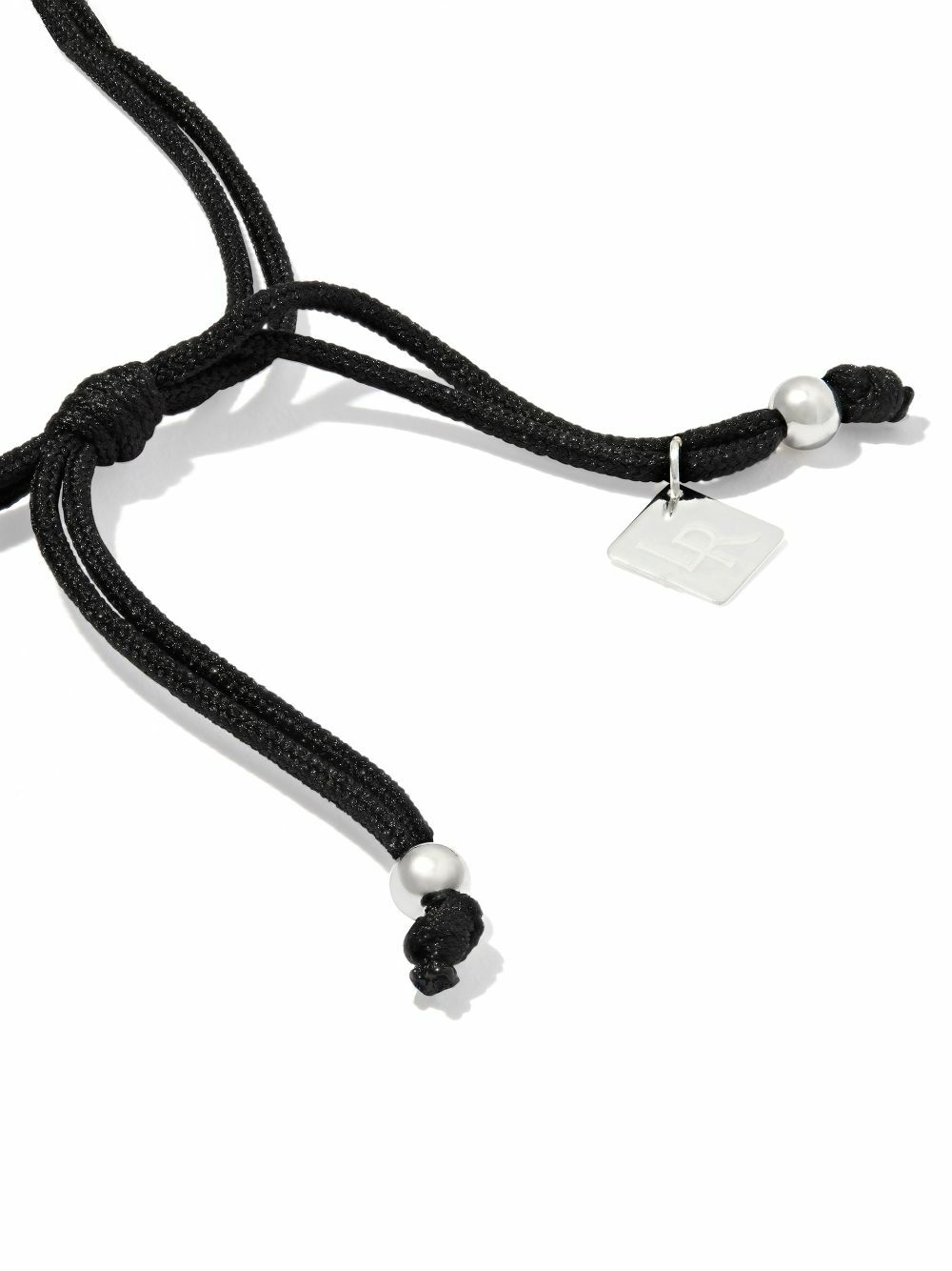 Lauren Rubinski Sterling Silver Diamond Drawstring Necklace