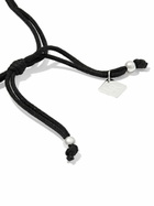 Lauren Rubinski Sterling Silver Diamond Drawstring Necklace