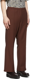 Needles Brown Polyester Trousers