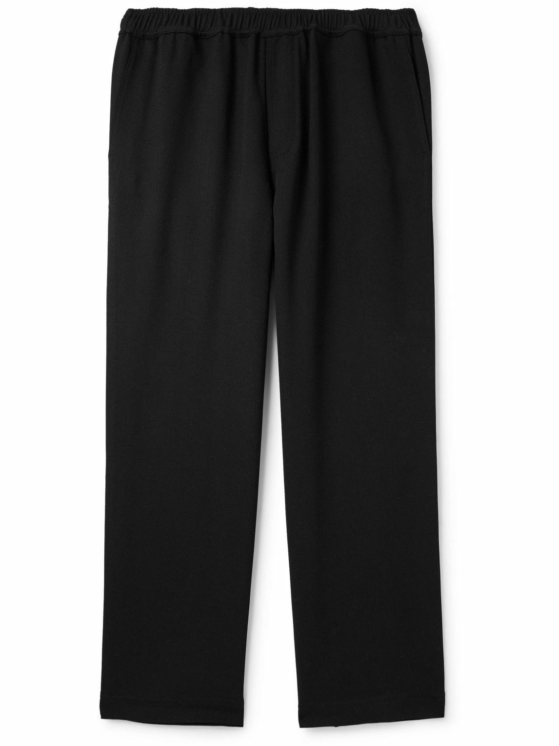 SSAM - Straight-Leg Wool-Twill Trousers - Black