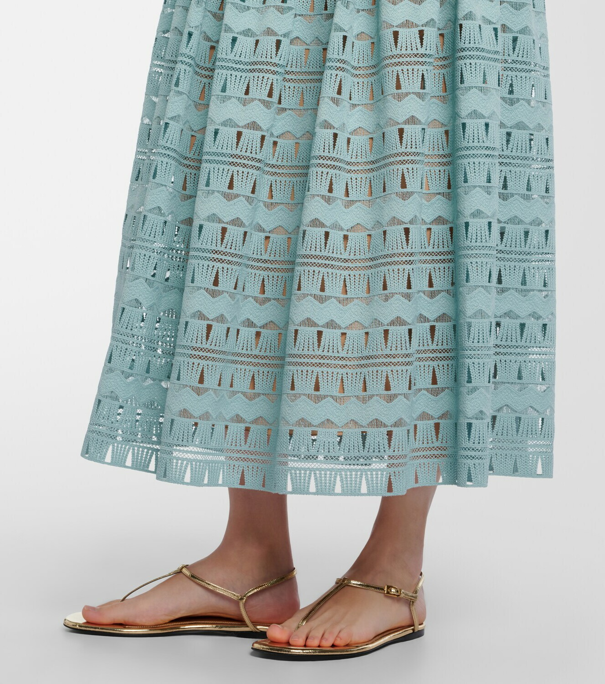Elie Saab Knitted maxi skirt