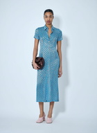Dries Van Noten Striped Midi Shirt Dress