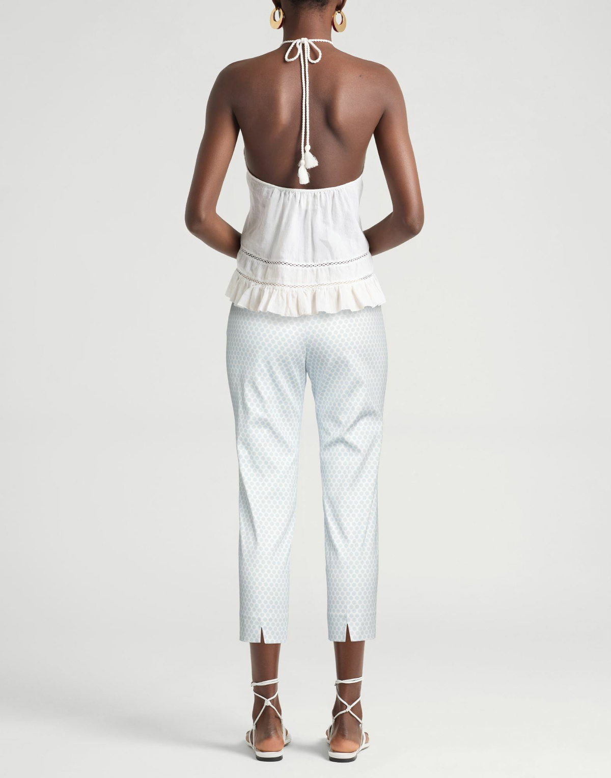Peserico Womens Pants in White