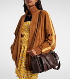 Miu Miu Utilitaire leather shoulder bag